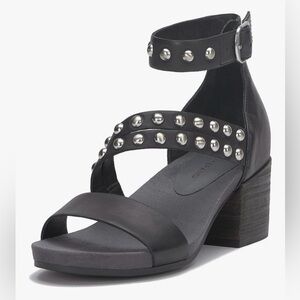 Lucky Brand Women's Piah Studded Heeled Sandals Size 10M NWT IN BOX